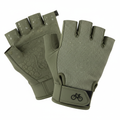 Olive green summer cycling half-finger anti-slip gloves