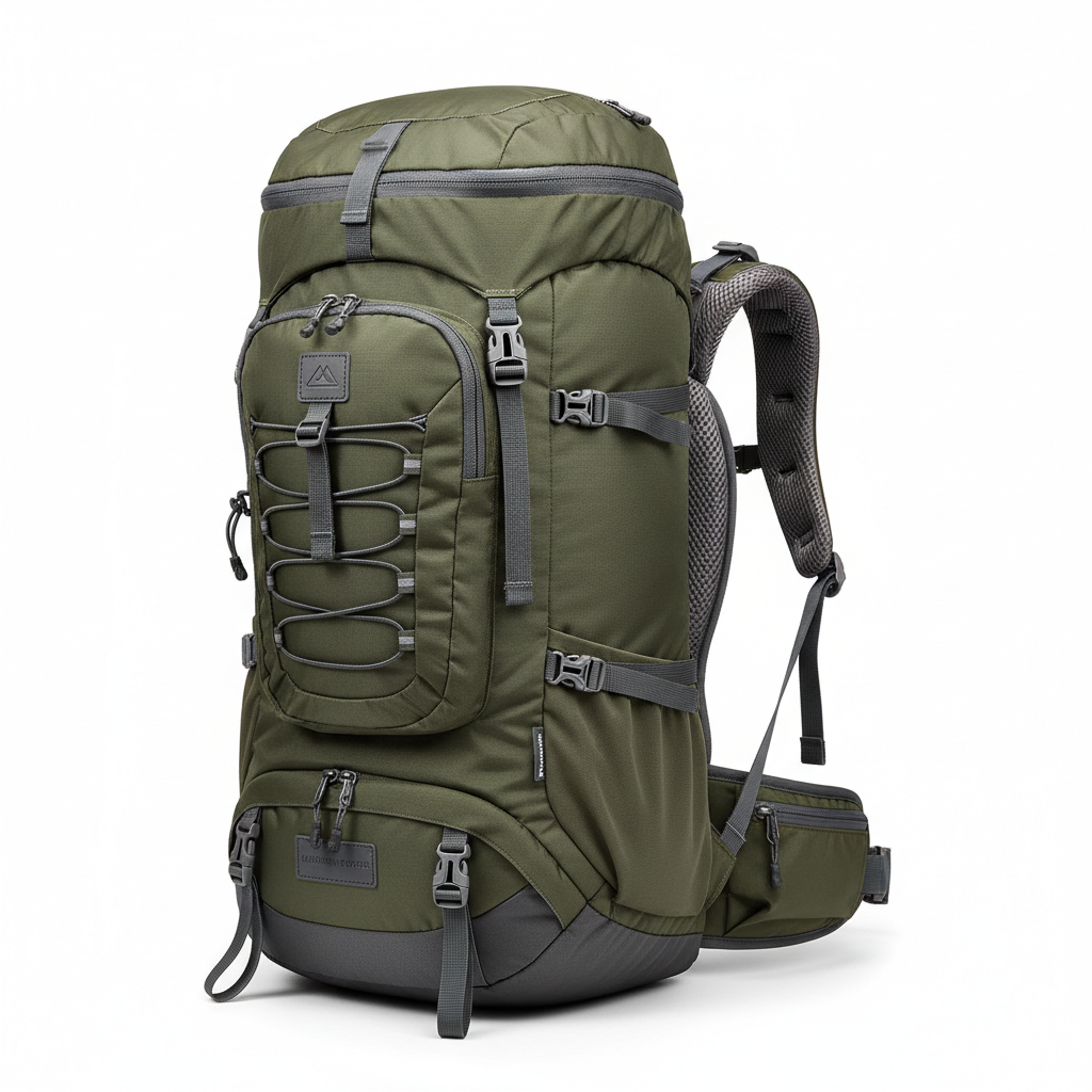 Large capacity outdoor hiking trekking backpack for men and women