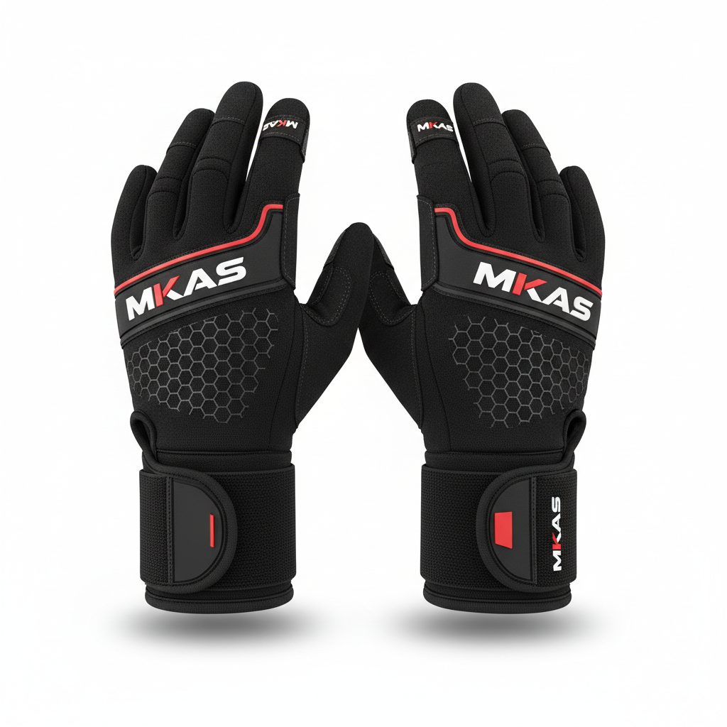 MKAS Fitness Gloves with Wrist Support